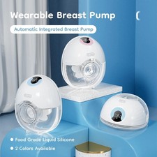 Wearable Electric Breast Pump Hands-Free 4 Modes 36 Levels LED Display