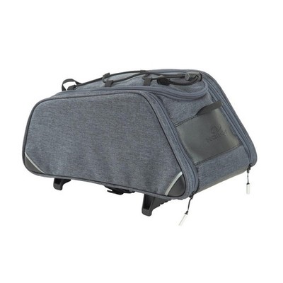 Asista Fahrrad Gepäckträgertasche Norco Drayton Topklip Tweed Grau 34x20x16cm