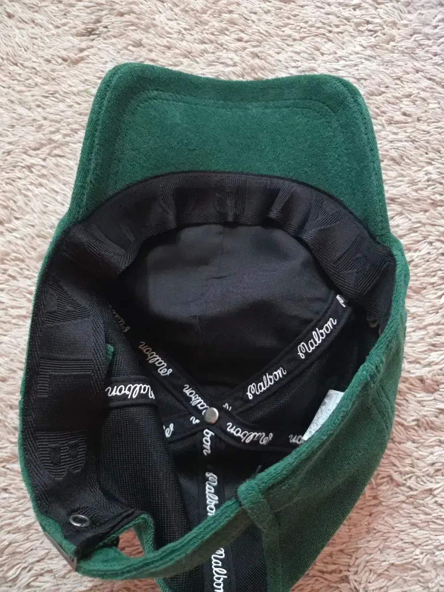 Malbon Golf French Terry Baseball Cap Green image 10