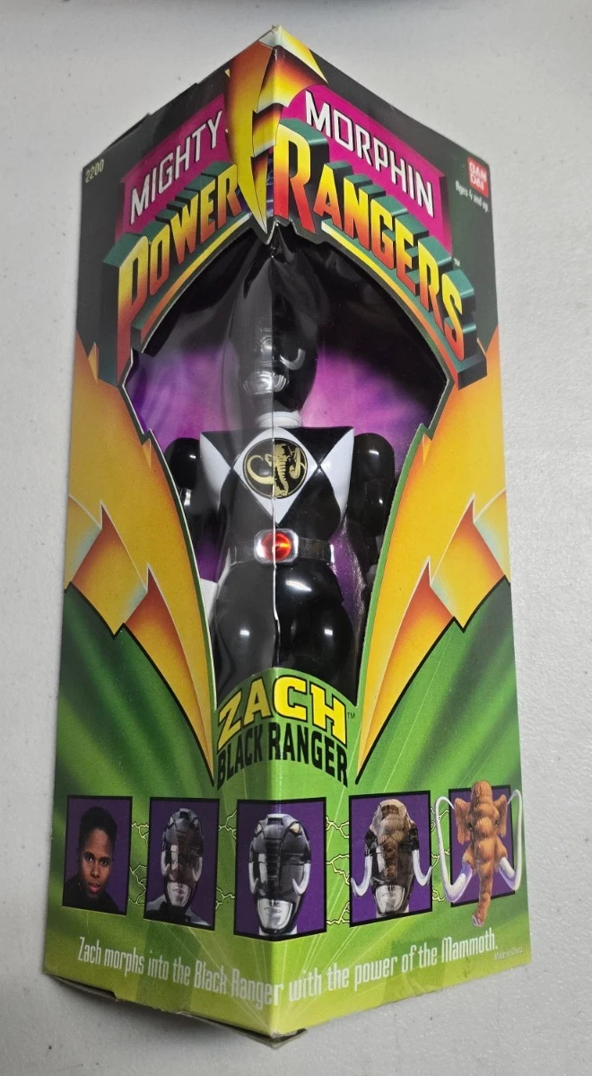 Threezero FigZero Power Rangers MMPR Black Ranger - Kapow Toys
