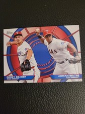 2025 TOPPS BASEBALL SERIES 2 - Corey Seager & Adrian Beltre DD-10 - Dynamic Duos
