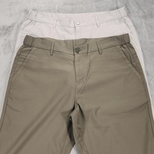 Jack Archer Pants Mens 35x32 Olive Stone Chino Performance Stretch 2 Pair