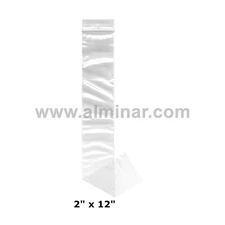 2" x 12" Zip Lock Bags - Clear - 2 MIL Thickness