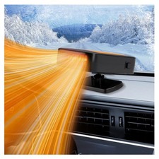 12V Portable Car Heater Defroster 360 Rotatable Windshield Fast Warm Air Fan Hot