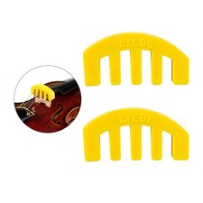 2 st&uuml;ck Universal Violine Stumm Geige Schalld&auml;mpfer F&uuml;r String Instrument
