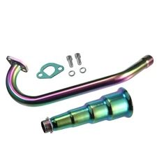 Exhaust Pipe 5 Stage Exhaust tip Kit for Non Hemi Predator 212cc 196cc 6.5hp