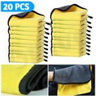 Set of 20 Microfiber Cleaning Cloth 12x12" Car Care Towel Drying Polishing Rag