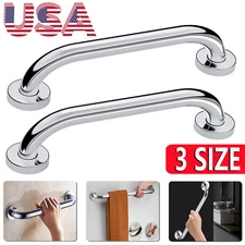 Stainless Steel Grab Bar Bathroom Safety Handicap Shower Tub Handle Support LOT