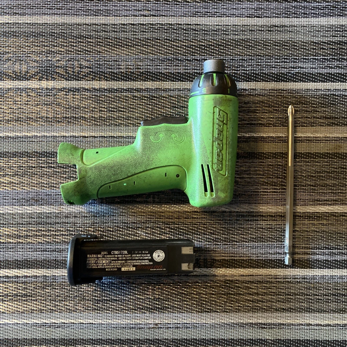 Snap On Cordless Screwdriver with 7.2V battery eBay