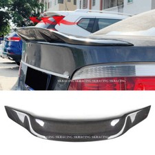 For BMW 5 Series E60 M-Sport M5 Sedan Carbon Fiber Rear Trunk Spoiler Wing Lip
