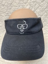 Harry Caray’s Black Vintage Visor Strapback  Wrigleyville Logo Restaurant Only