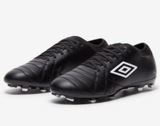NEW Umbro Medusae iii Club Fg Soccer cleats Size 9.5 Black
