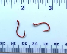 100 Matzuo 113060 Red Chrome Octopus Fish Fishing Hooks size 8 - 100 hooks