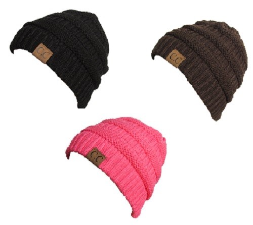 C.C. Beanies Solid Ribbed Beanie | eBay
