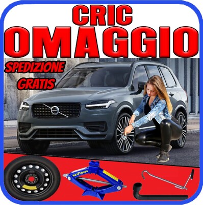 Spare Wheel 5 Hole Size 18 For Volvo Xc90 With Jack Crick Kit + Wrench