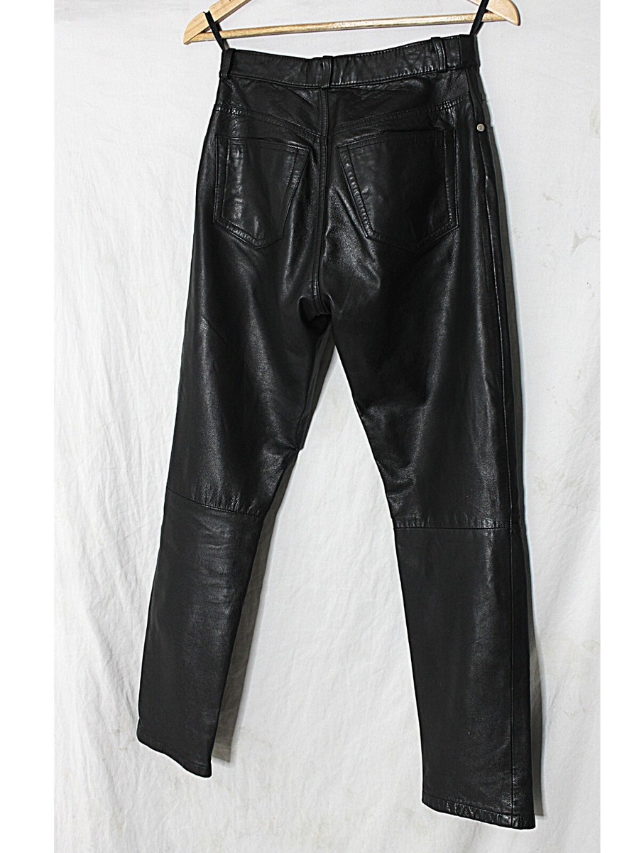 Womens Leather Pants Banana Republic 6 Black SOFT Lambskin Womens Leather Pants Banana Republic 6 Black SOFT Lambskin
