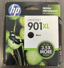 Genuine HP 901XL High Yield Black Ink Cartridge Open Box Sealed Cartridge