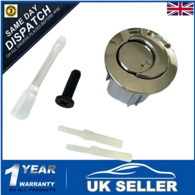 SECPZ UK FOR Roca D2D New Style Short Dual Flush Chrome Toilet Push Button AH0001800R