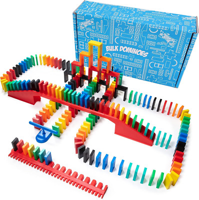 Pro-Domino Kit | Dominoes Set, STEM STEAM Small Toys, Family Games for Kids, ...