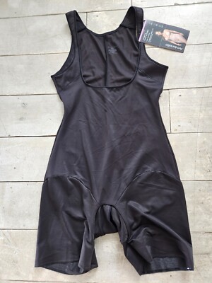 NWT Ambrielle Black Firm Control Torsette Thigh Slimmer Shapewear XXL No Lines
