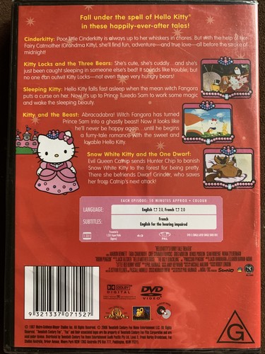 DVD: Hello Kitty - Hello Kitty Becomes A Princess (5 Magical Episodes, Ages 2-5) - Picture 2 of 2