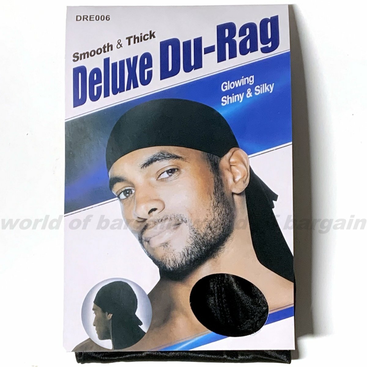 DELUXE DO-RAG Hair Net Hat Stocking Cap SHINY SILKY Stretchable