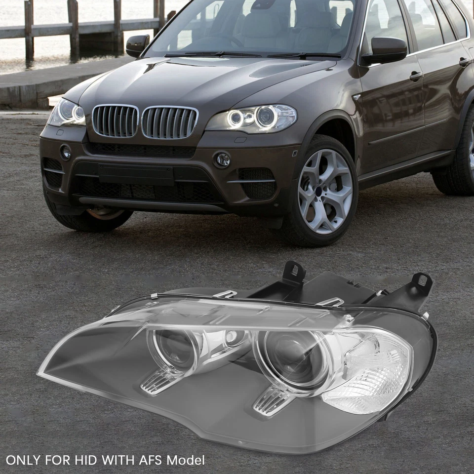 Adaptive For 2011-2013?BMW X5 Xenon/HID Headlight Headlamp w/AFS Driver Side LH Foto 3 de 4