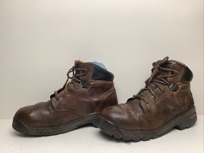 Timberland PRO Steel Toe Brown Leather Lace up Boots Men\'s 12 M Amazon.com | Timberland PRO Men main image 4