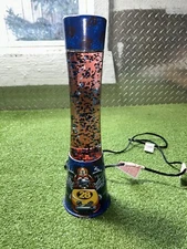 Disney Mickey Racing LAVA LAMP FIGURE Light w/ Mickey Mouse Head Ears Icons 15in