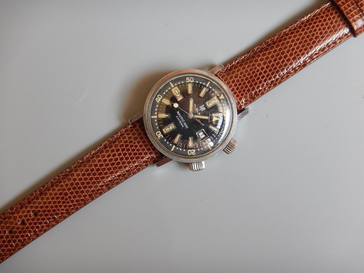 Bracelet Cuir Lézard Véritable 16 Mm - Marron Clair 'Gold', Fabriqué En France, Neuf