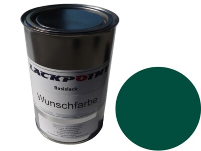 4 Litre Ready-to-Spray Base Coat Suitable for Ford B5-7424 Green Metallic Mustan