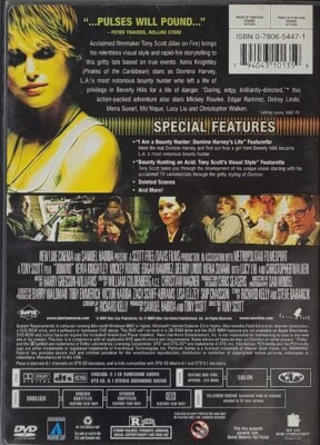 Domino (2005) DVD Full Screen 2006 New Line Cinema Keira Knightley
