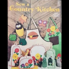 Vintage Craft Course Publishers' "Sew a Country Kitchen" No. SP-12 1977