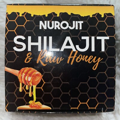 Nurojit  Shilajit  And Raw Honey Organic 0.7 Oz 100% Natural Exp 10/2025 New