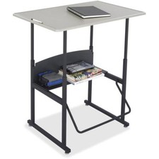 Safco AlphaBetter Adjustable Height Computer Desk - 42" Height x 36" Width x...