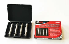 2 ATE PRO 4pc DAMAGED SCREW REMOVER EXTRACTOR SETS S2 ALLOY STEEL EASY OUTS BIT