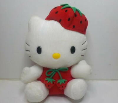 HELLO KITTY PLUSH STRAWBERRY 1/2