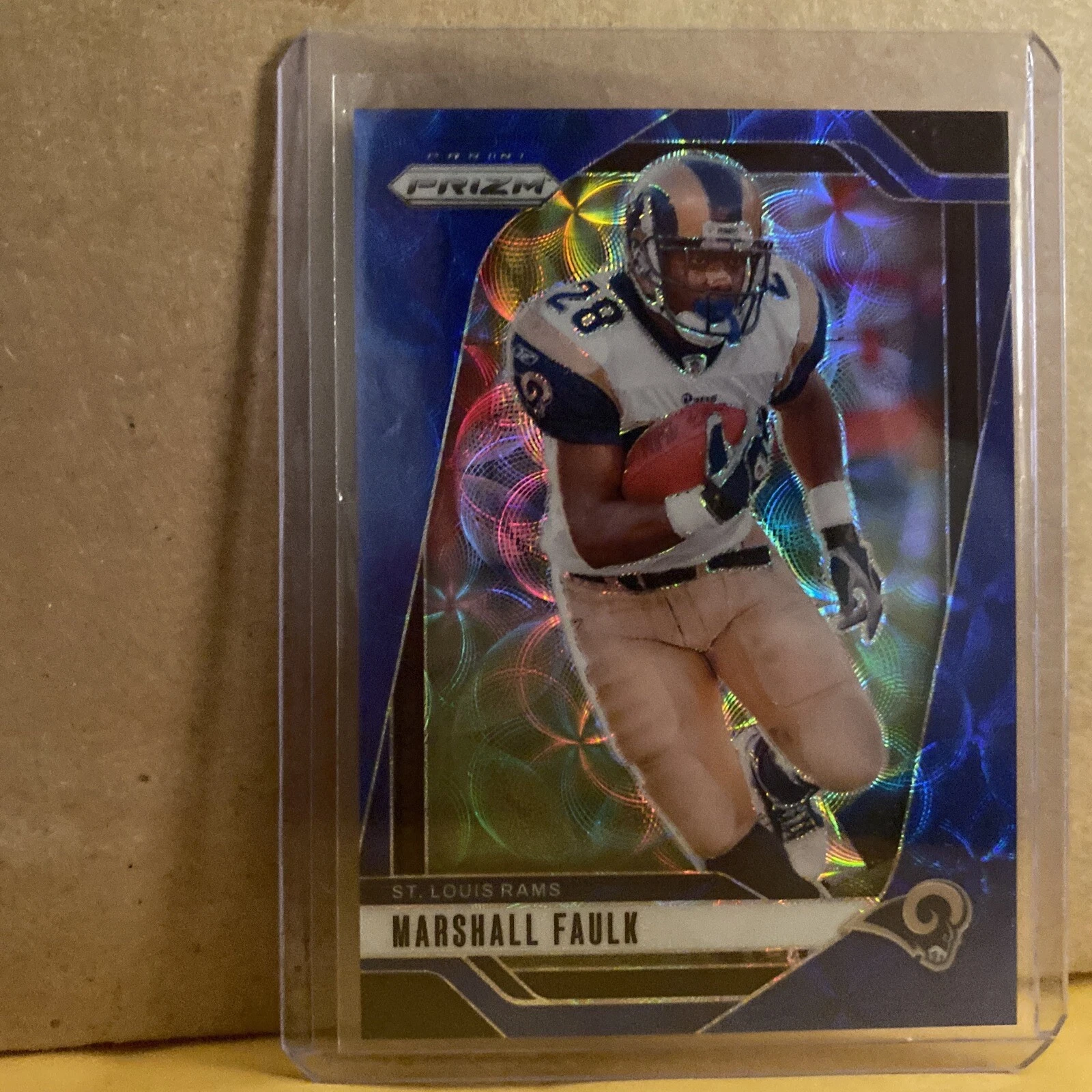 Marshall Faulk 2024 Panini Prizm #299 Choice Blue Scope /14