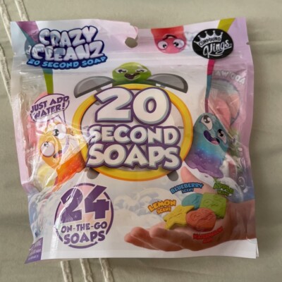 Crazy Cleanz 20 Second Soap / Kids Masks (5) | eBay