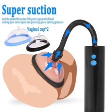 AUTOMATIC Breast PUMP ELECTRIC VACUUM VAGINA ENLARGER CLITORIS ENHANCER WOMEN