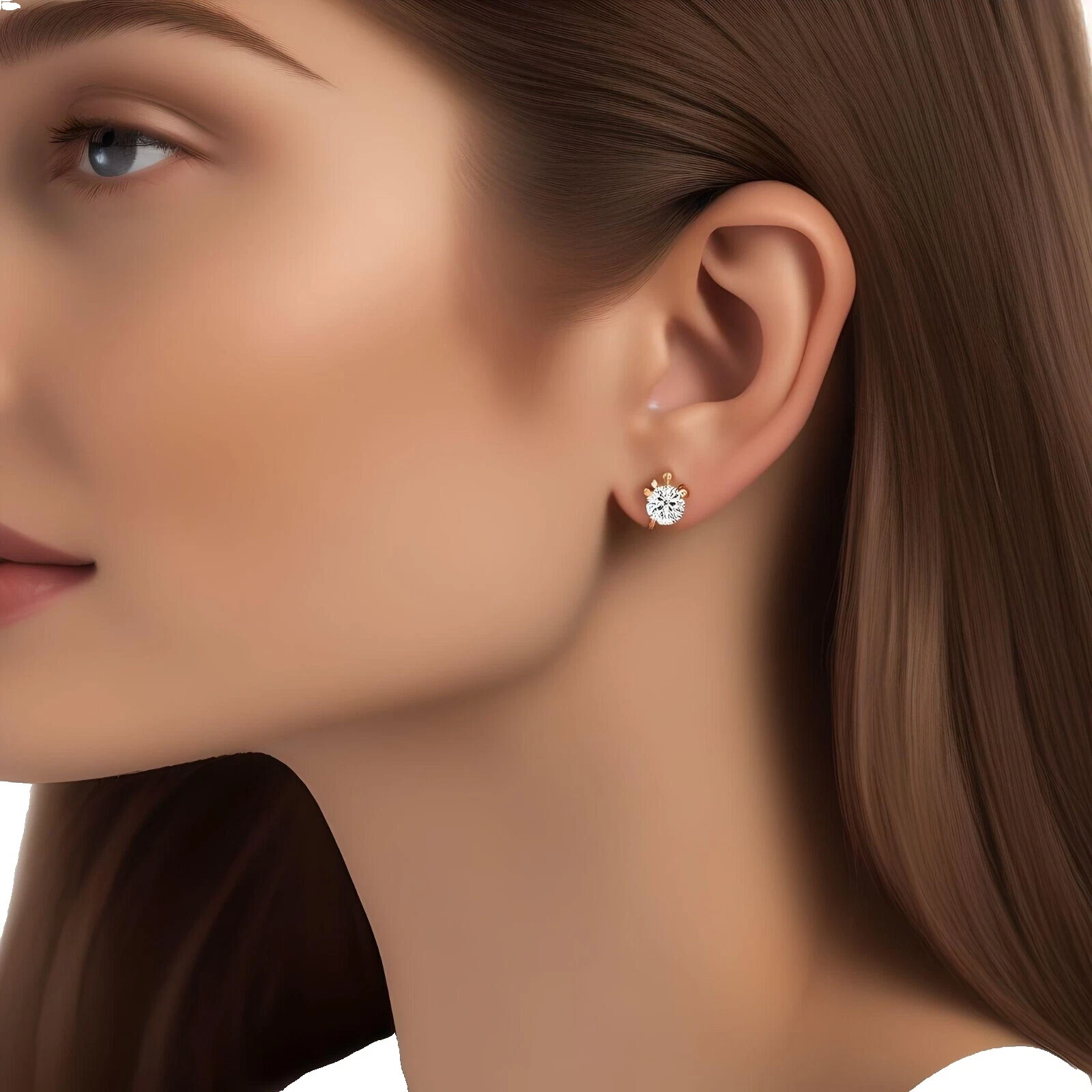 Yellow Gold Plated Beauty Fashion Earrings