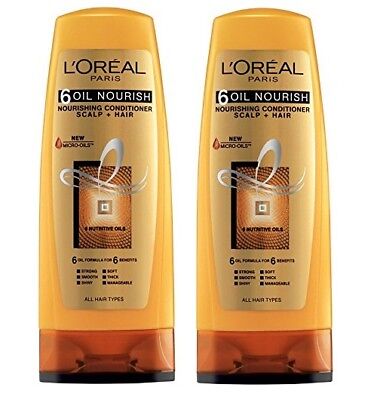 L Oreal Paris 6 Oil Nourish Conditioner Scalp And Hair 175ml Pack Of 2 Ebay