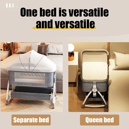Baby Bedside Crib Sleeper Bassinet Safe Co-Sleeping Storage Bag Easy install - Picture 15 of 20