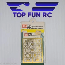 Brawa 3630 HO Scale Brass Ornamental Panel Garden Furniture Kit