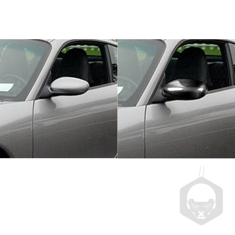 Накладка на боковое зеркало заднего вида из настоящего сухого углеродного волокна для Porsche 911 996 97-05 - Изображение 4 из 4