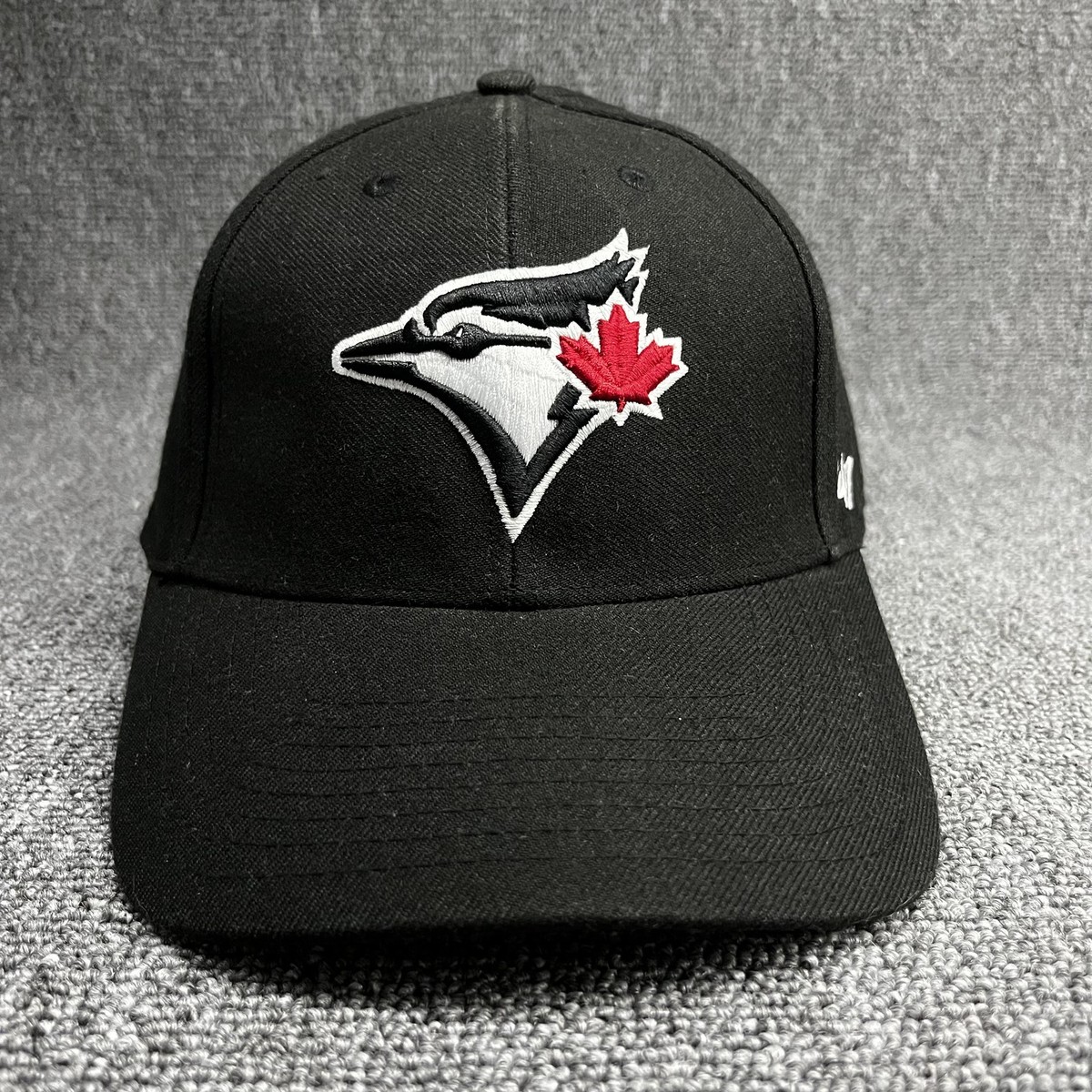 Toronto Blue Jays '47 Clean Up Black Adjustable Hat MLB Baseball Cap