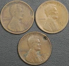 Lot of 3x 1910 S Lincoln Wheat Copper Cents 1C **SCARCE KEY DATE**