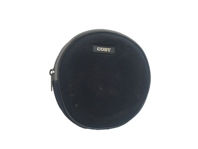 Vintage Coby Portable CD Player Discman Carrying Case Bag Pouch Black Belt Loop