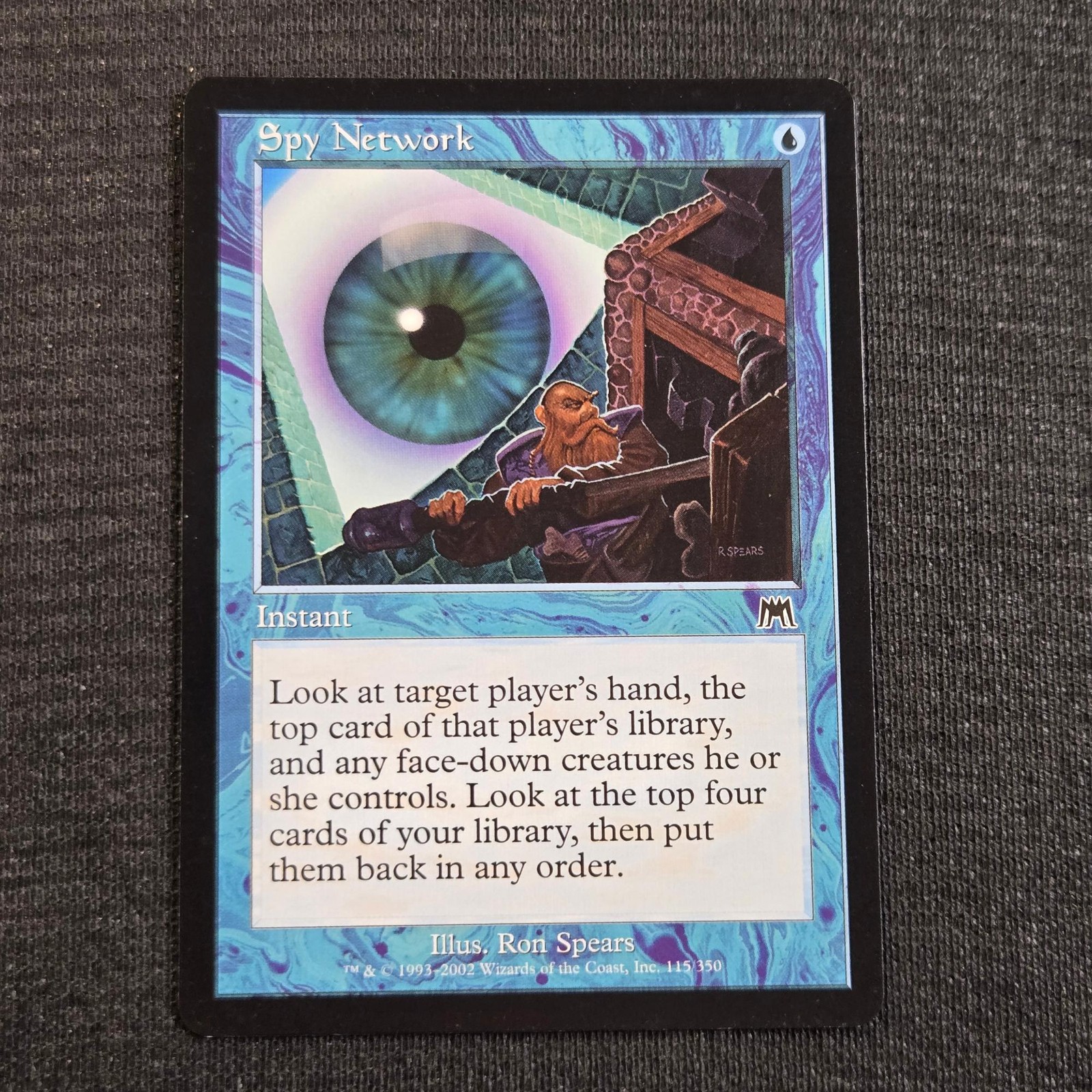 Magic: The Gathering Onslaught Spy Network Common 115 Lightly Played