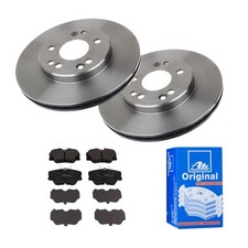 ATE BREMSSCHEIBEN Ø284MM + BREMSBELÄGE VORNE FÜR MERCEDES-BENZ 190 124 E-KLASSE 